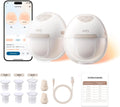 Milchpumpe E20, elektrische Stillpumpe, anpassbarer Rhythmus in der App, 3 Heizstufen