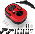 Dampfreiniger, 1.2 L, Druckdampf, tragbar, großer Wassertank, Rot
