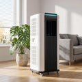 Klimaanlage, tragbar, Oszillation, leise, 120 ° Oszillation, Leiser Schlafmodus, Smart Luftentfeuchter