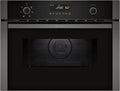 NEFF N 50 C1AMG84G1 Mikrowelle, 60 x 45 cm, Grill, Touch-Bedienung, Einbau, LCD-Display, Mikrowellenofen, Grau, 1-Touch Butto s