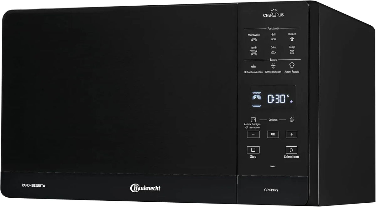 Bauknecht MW 49 Mikrowelle, 800 W, 900 W, 1700 W, Grill, Dampf, freistehend, Mikrowellenofen, Dampfgarbehälter