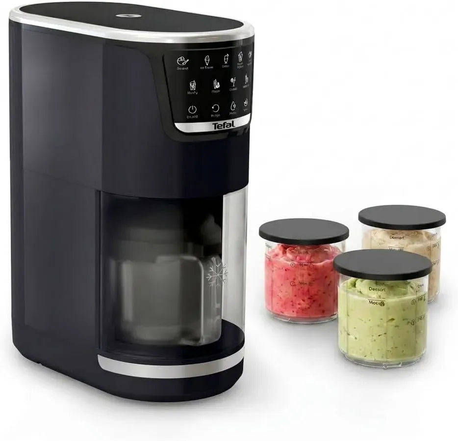Tefal Eismaschine, Speiseeismaschine, Protein-Eis & Sorbet