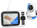 305m HB6339 Babyphone, Kamera, Babyüberwachungsgerät, 305 m, WLAN, 2 Temperaturzonen, 3,2 Zoll