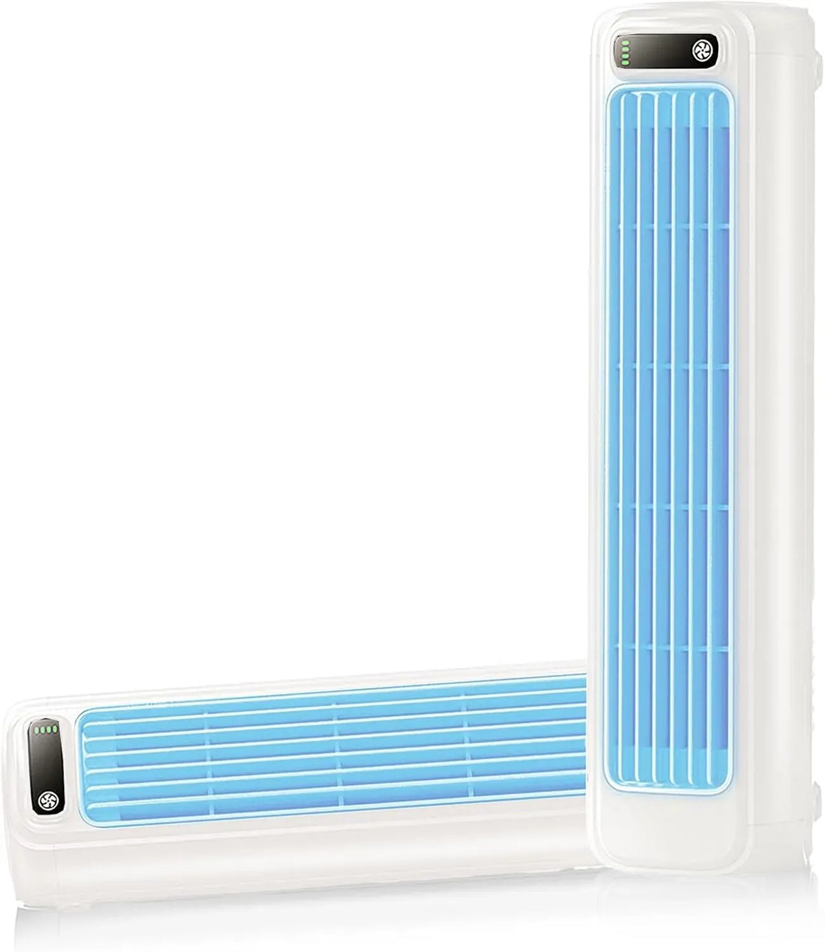 Ventilator, 3 Geschwindigkeiten, Cooling Ace, Ventilator zur Luftzirkulation, Kabelloser Bladeless Turmventilator 3 Geschwindigkeiten