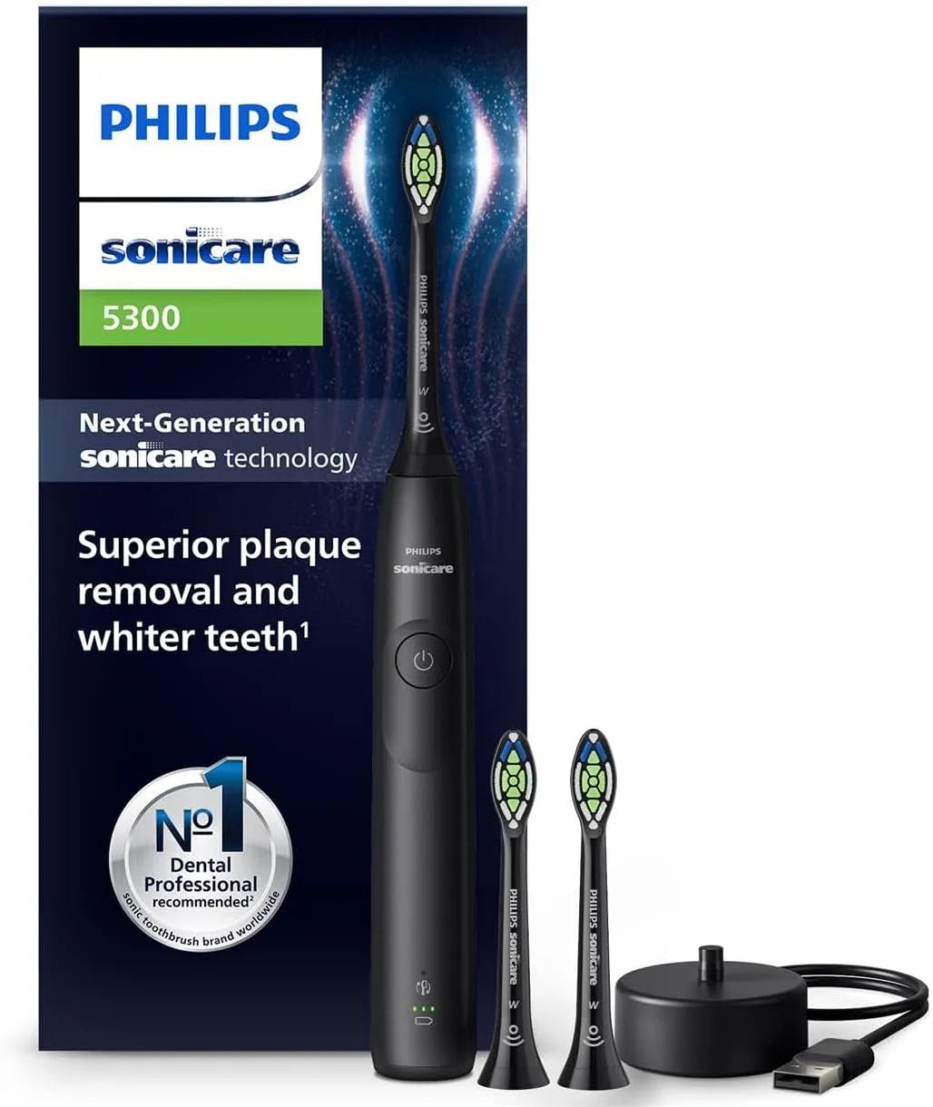 Philips HX7101/04 Zahnbürste, Elektrozahnbürste, Timer, IPS-Panel, Schwarz