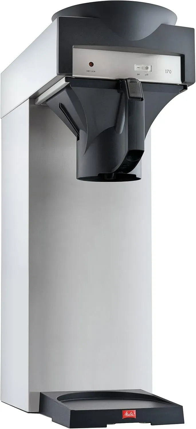 Melitta Kaffeemaschine, 2,2 L, Edelstahl, Schwarz, 170 MT
