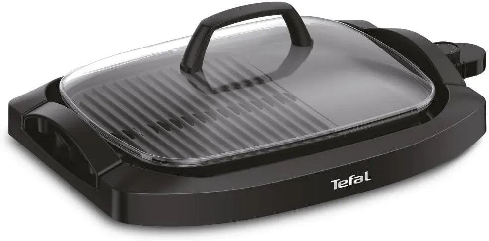 Tefal cb6a0830 Elektrische Grillplatte, Schwarz, 2000 W, 50 x 26 cm