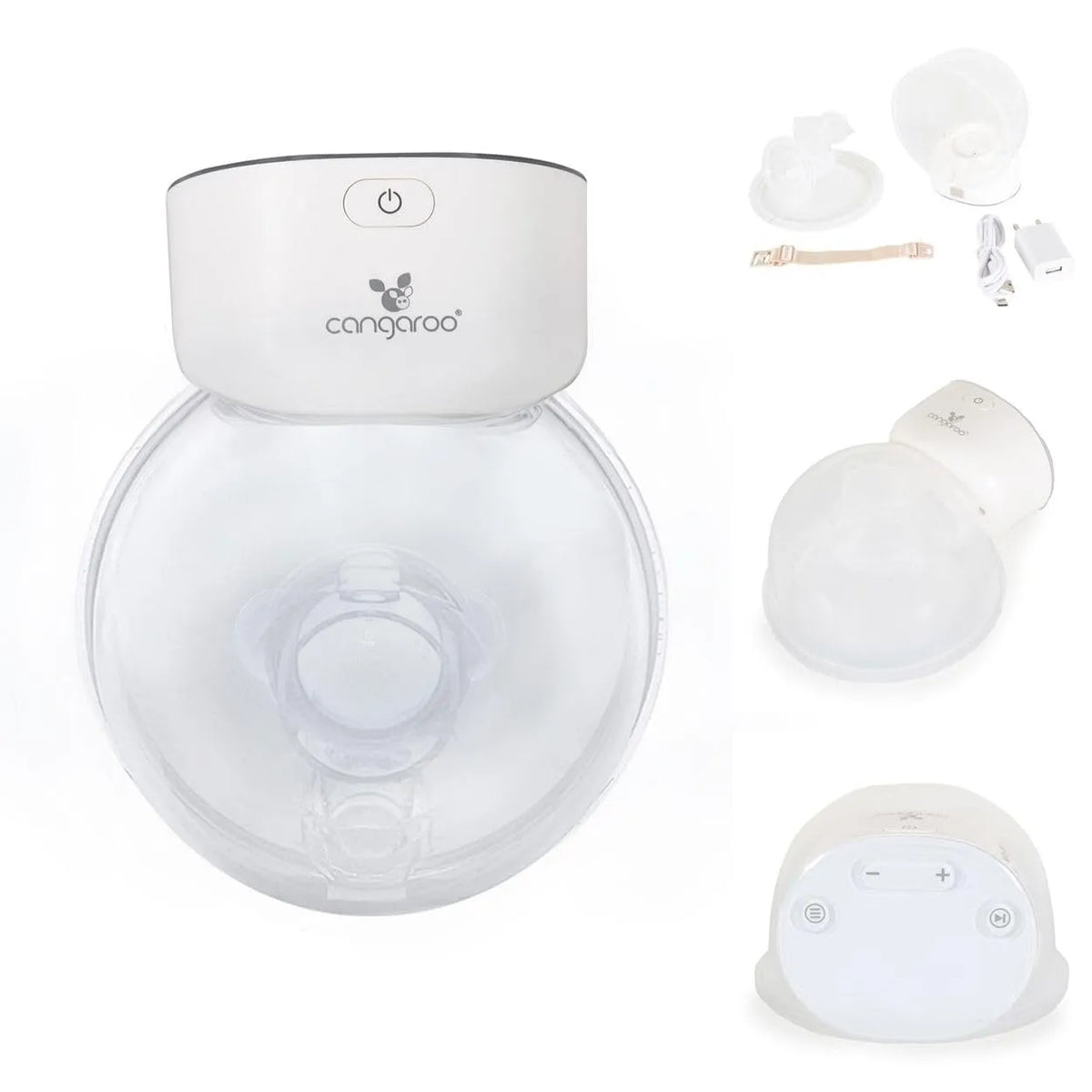 Milchpumpe, elektrische Stillpumpe, tragbar, Weiß, Fassungsvermögen 180ml