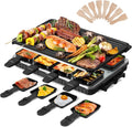 2-in-1 Grill, elektrischer Tischgrill, 1300 W, für 8 Personen