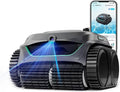 poolroboter, Kamera, Akku, Poolreinigungsroboter, kabellos, Stand- und Wandmontage, Grau, für Eingelassene Pools bis zu 180㎡, WYBOT