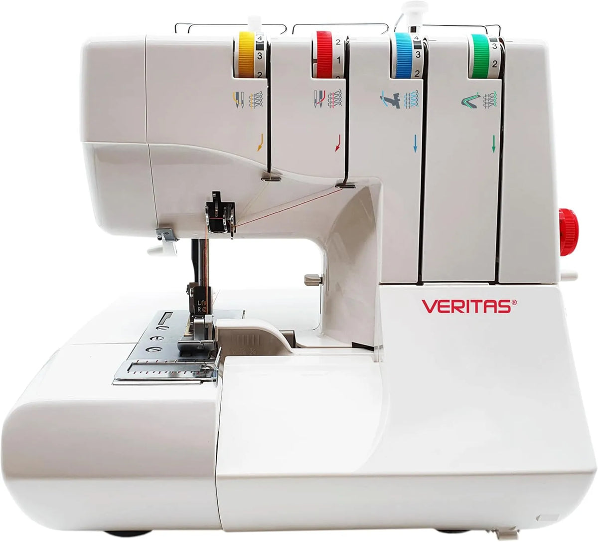 I 12 Fadenabschneider, Nähmaschine, elektrische Nähmaschine, 12 Programme, Weiß, VERITAS