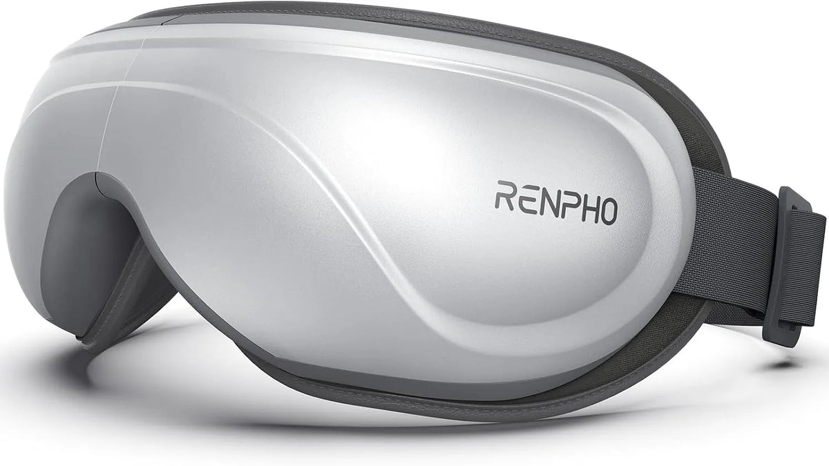 Augenmassagegerät, 2 W, Bluetooth, Wärmefunktion, für geschwollene Augen, RENPHO