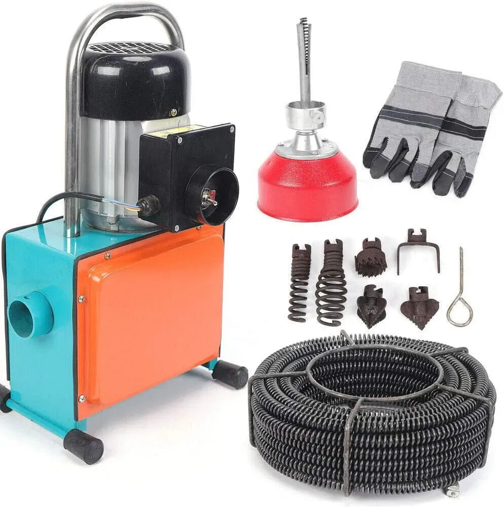 Rohrreinigungsmaschine, Rohrdurchmesser, Rohrreiniger, 1000 W, 16 mm, 150 mm, für Rohrdurchmesser Mit 16mm Drill Bit Set