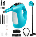 Dampfreiniger, 1500 W, SOARS, Druckdampf, Einsatz auf Böden, in Küche, Auto und an Fenstern, Blau, Dampfdruck: 2 bar, Tank: 400ML, 125 ℃