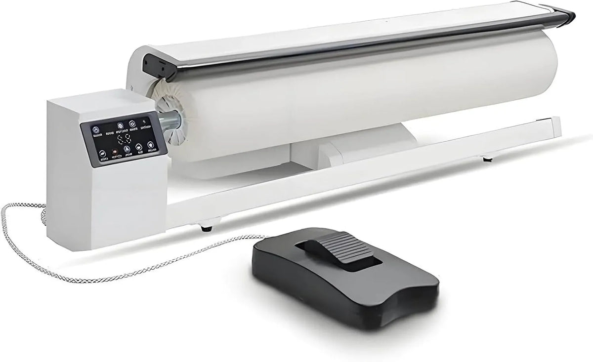Rollendurchmesser, Bügelmaschine, Dampfpresse, 14 cm, 90 cm, Transportrollen, Touch-Bedienung, für Kleidung